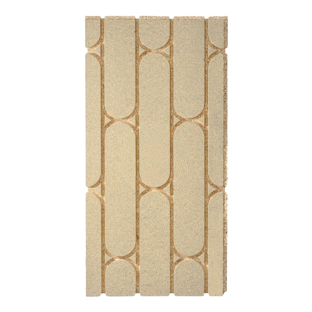 Routed chipboard underfloor heating panels, chipboard UFH panel